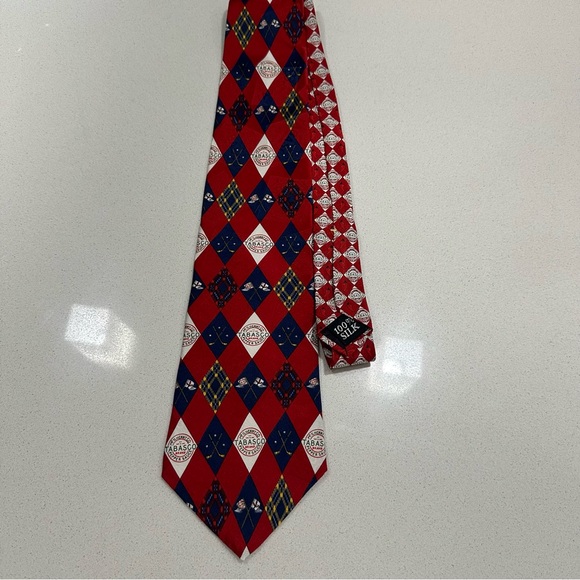 Tabasco hot sauce slim tie novelty fun - Picture 1 of 3